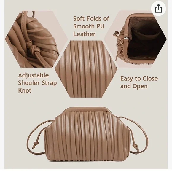 Faux Leather Clutch Bag - Picture 8 of 9